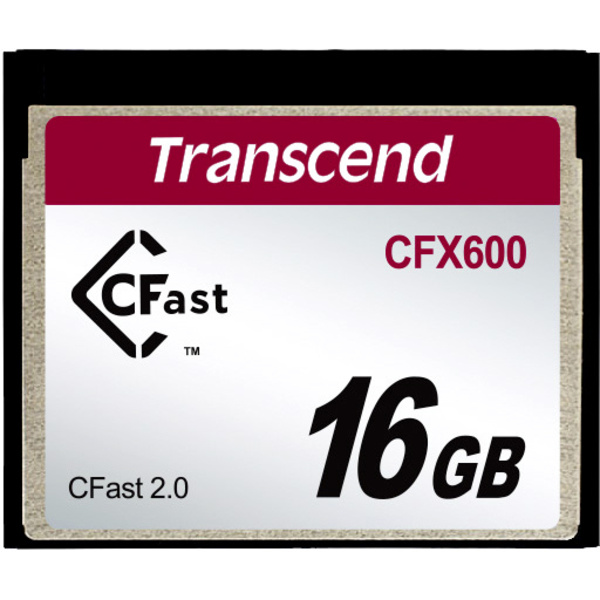 Transcend CFX600 CFast-Karte 2.0 MLC Industrie 16GB