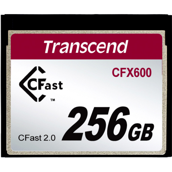 Transcend CFX600 CFast-Karte 2.0 MLC Industrie 256 GB