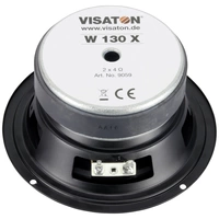 Visaton W 130 X - 2 x 4 Ohm 5 Zoll 13cm Tieftöner 60W 4Ω Visaton W 130 X - 2 x 4 Ohm 5 Zoll 13cm Tieftöner 60W 4Ω