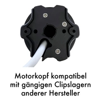 Kaiser Nienhaus 140010 Mercato Primus Funk-Rohrmotor 433MHz 60mm 112W 10 Nm Kaiser Nienhaus 140010 Mercato Primus Funk-Rohrmotor 433MHz 60mm 112W 10 Nm