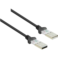 Renkforce USB-Kabel USB 2.0 USB-A Stecker, USB-A Stecker 3.00m Schwarz vergoldete Steckkontakte RF-4463046 Renkforce USB-Kabel USB 2.0 USB-A Stecker, USB-A Stecker 3.00m Schwarz vergoldete Steckkontakte RF-4463046