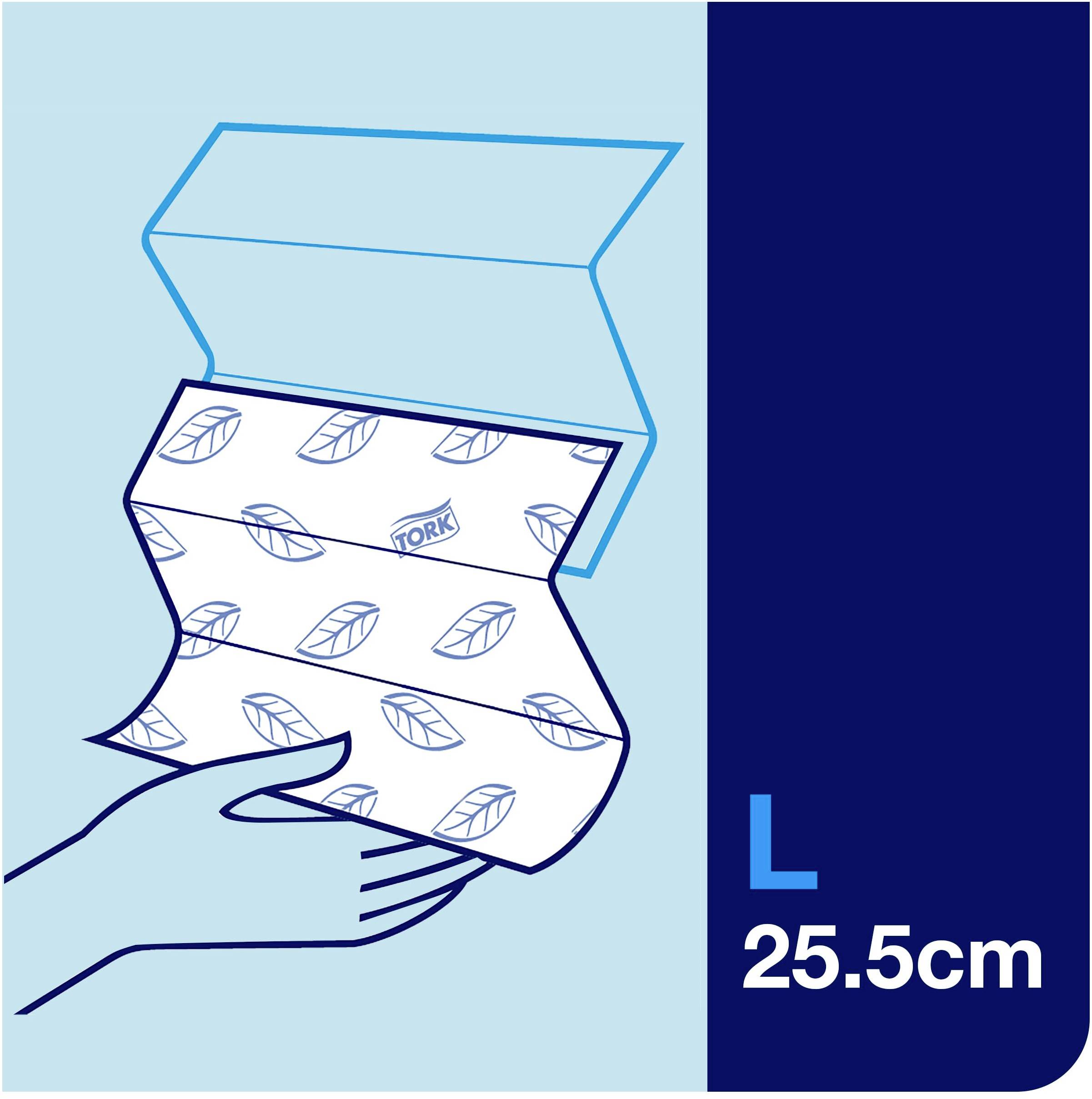 TORK 120289 Xpress Multifold Advanced Papierhandtücher (L x B) 25.5cm x 21.2cm Weiß 21 x 180 Bl./Pack. 3780St.