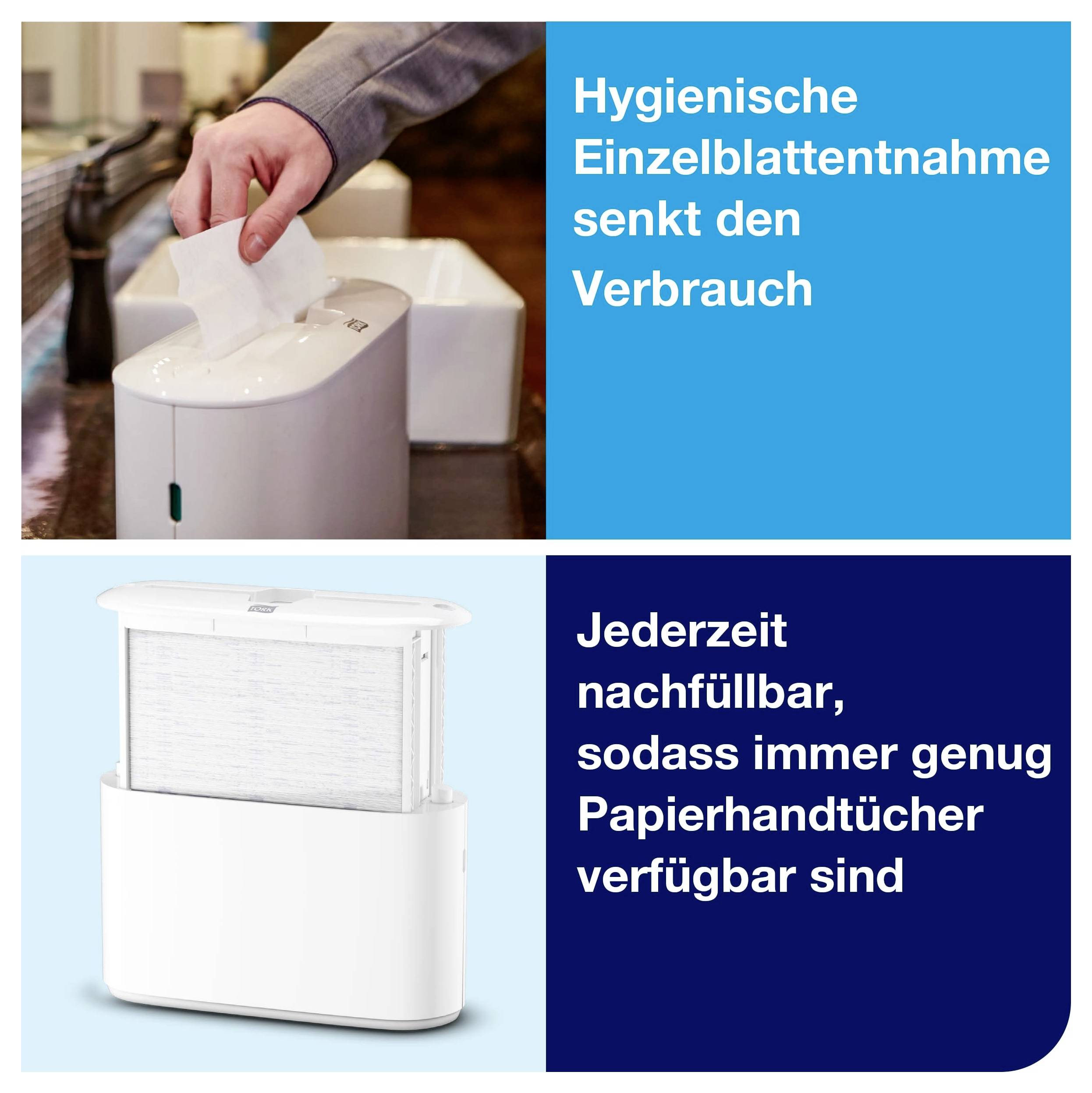 TORK 552200 Xpress® Tisch Papierhandtuchspender Kunststoff Weiß 1St.