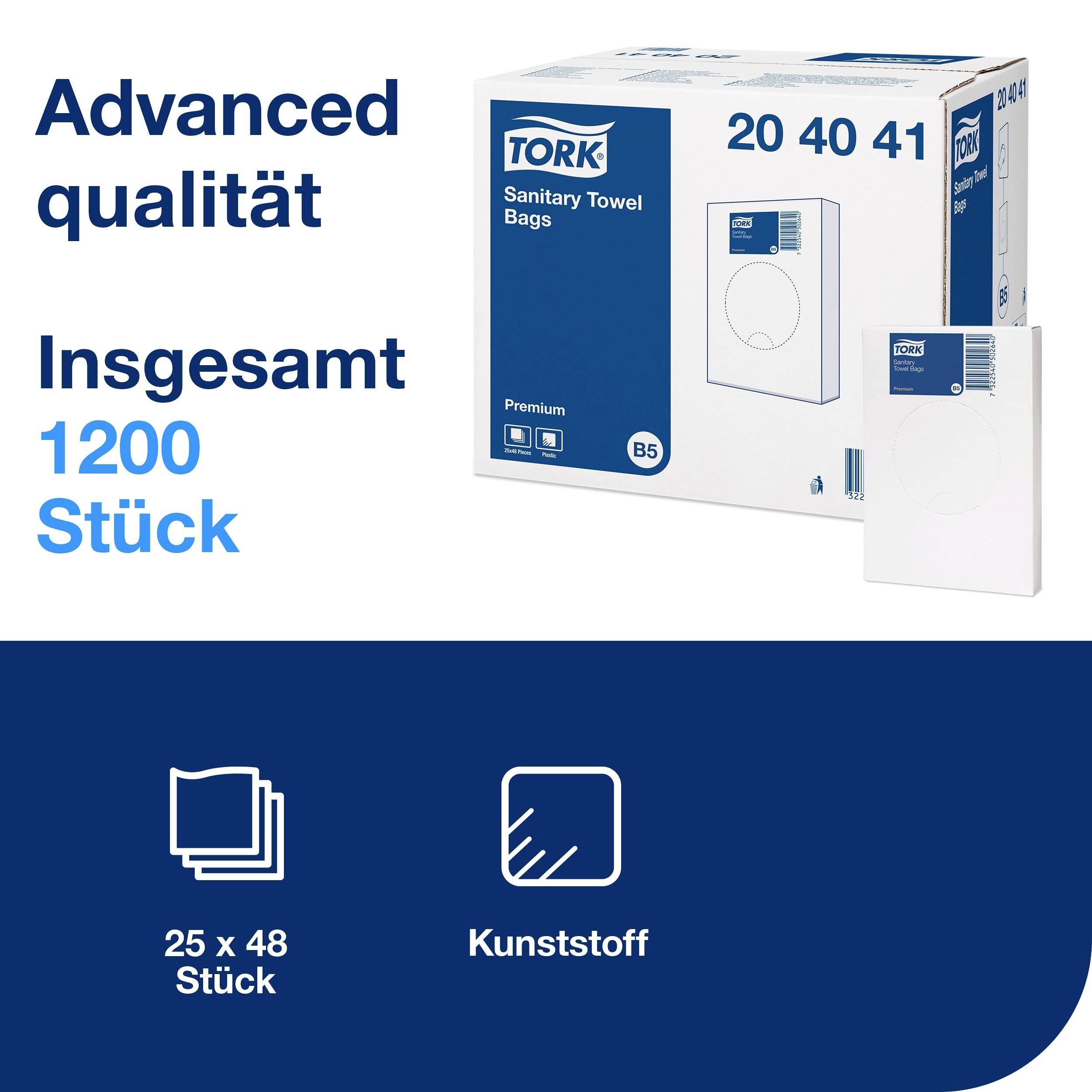 TORK 204041 Hygienebeutel Weiß 1200 St.