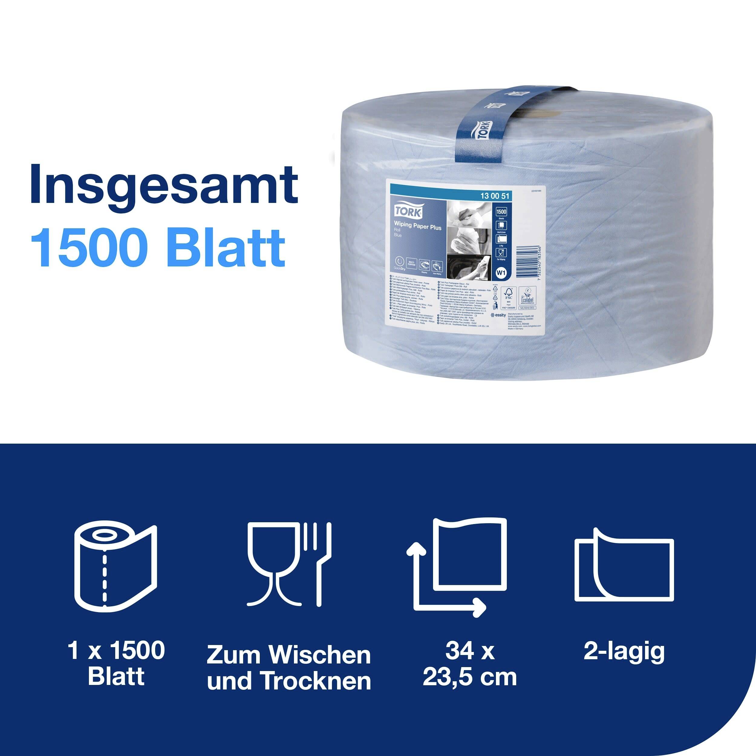 TORK 130051 Reinigungstücher 2 lagig