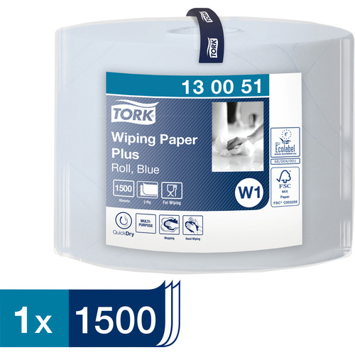 TORK Papier essuie-tout multi-usage Tork 130051 2 épaisseurs Nombre: 1500 pc(s)