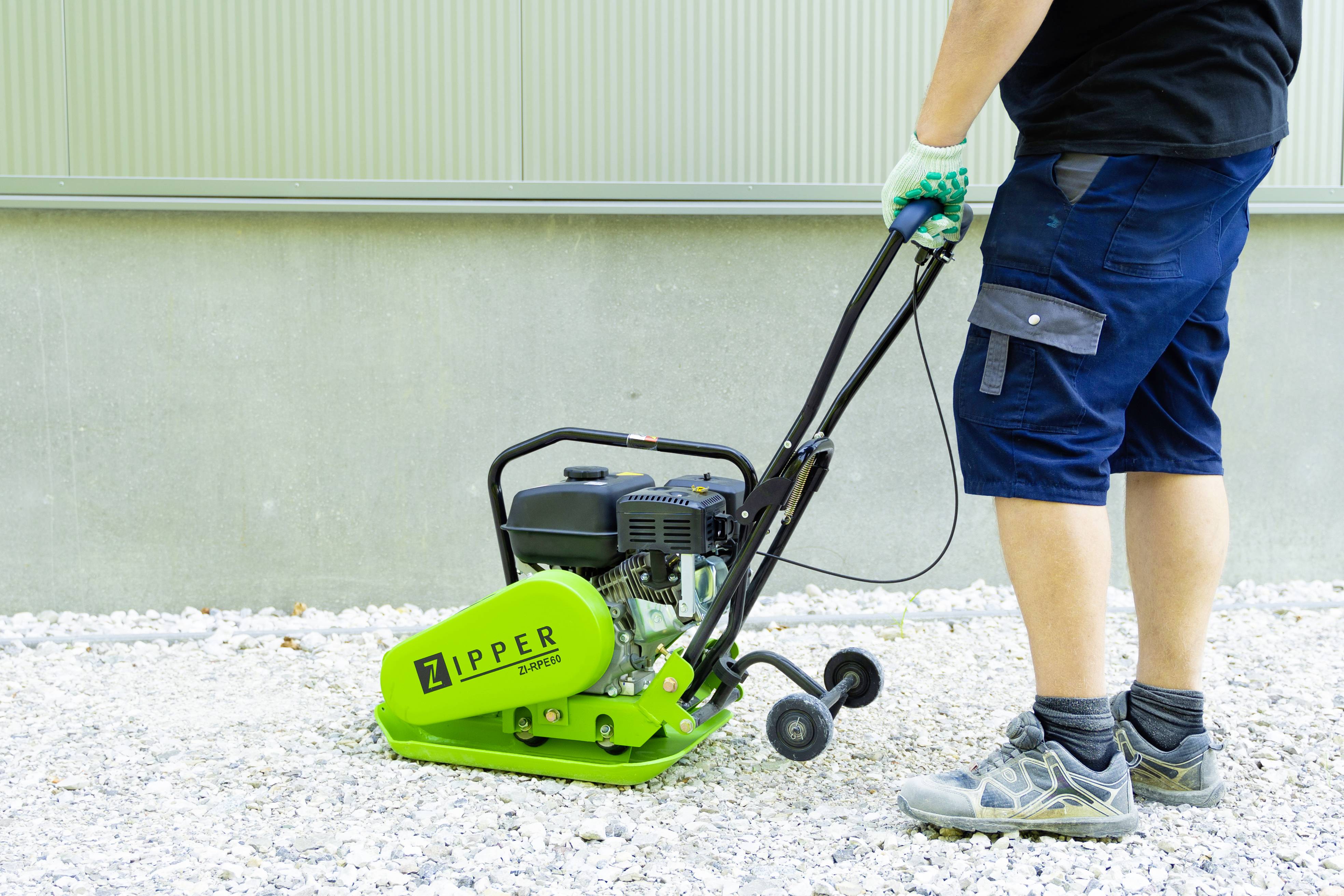 Zipper ZI-RPE60 Rüttelplatte 5600 vpm Plattengröße (fx) (L x B) 510 x 350mm