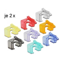 Delock 86420 RJ45 Reparatur Clip Starter Set 86420 8-farbig 16St. Delock 86420 RJ45 Reparatur Clip Starter Set 86420 8-farbig 16St.