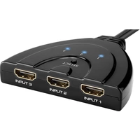 Basetech HM-SW301KT 3 Port HDMI-Switch UHD 4K @ 60Hz Basetech HM-SW301KT 3 Port HDMI-Switch UHD 4K @ 60Hz