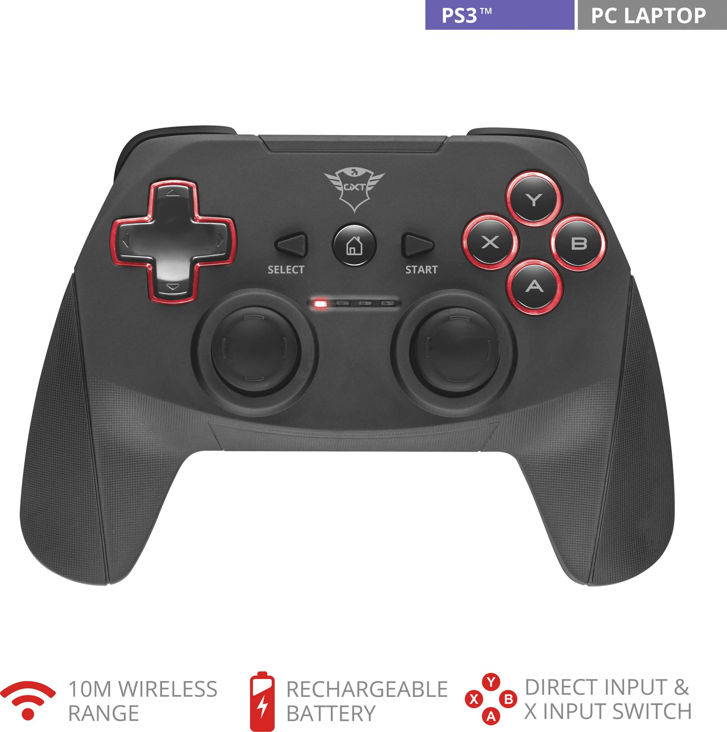 Trust GXT 545 Gamepad PC, PlayStation 3 Schwarz