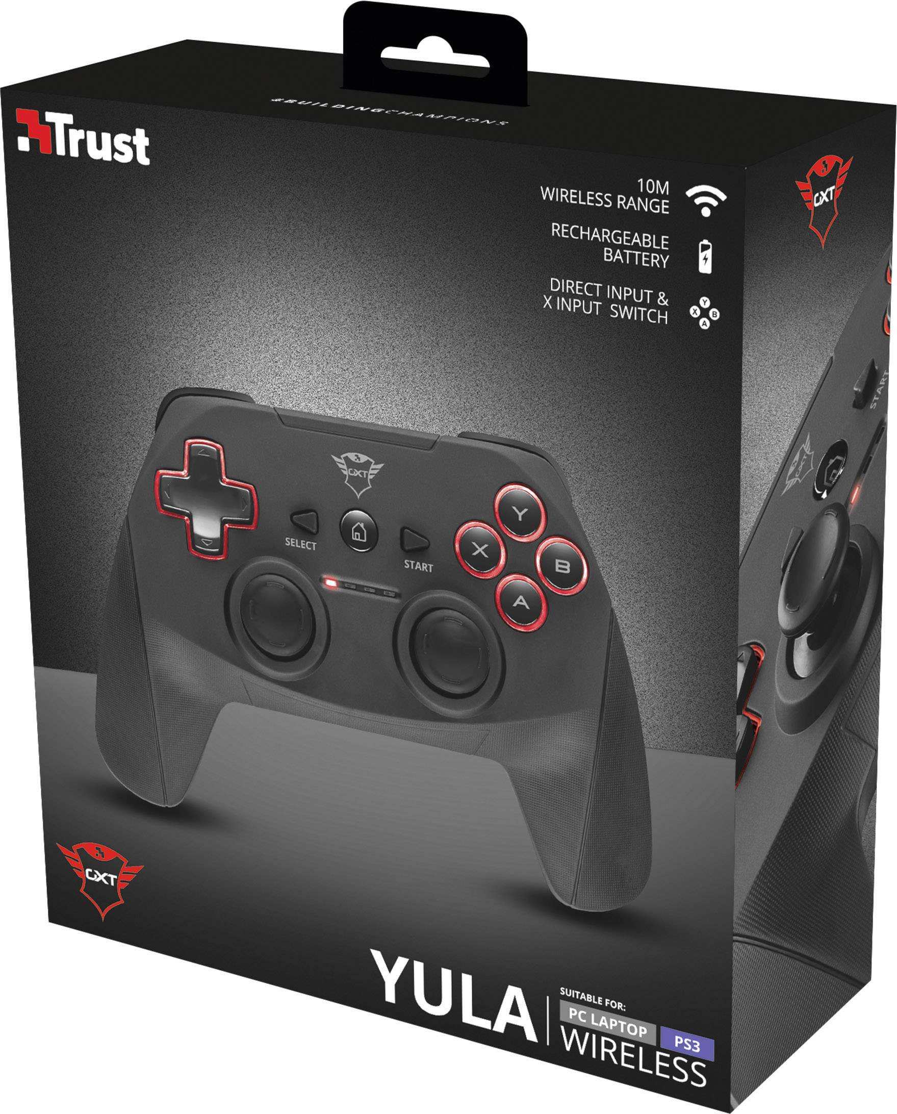 Trust GXT 545 Gamepad PC, PlayStation 3 Schwarz