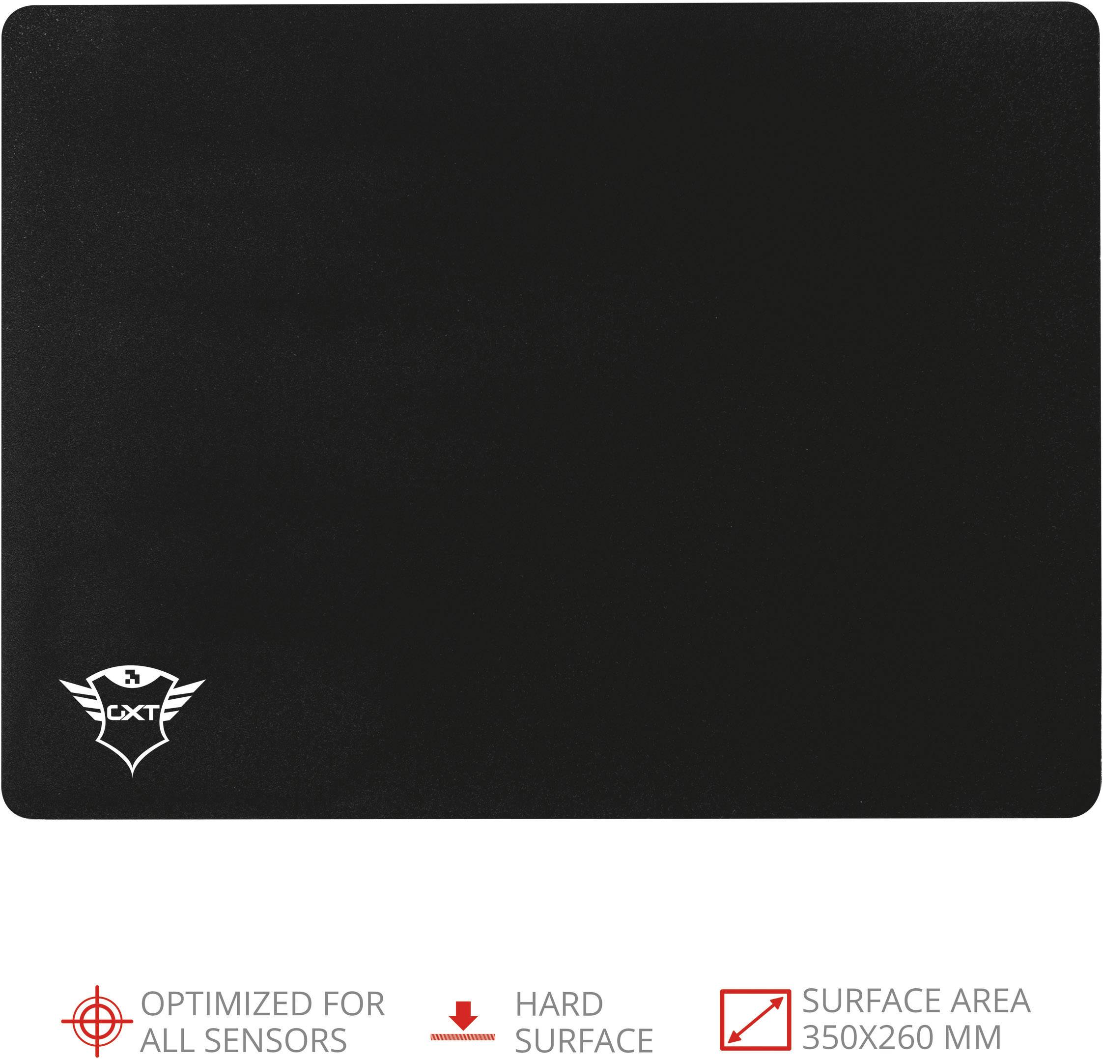 Trust GXT 204 Gaming-Mauspad  Schwarz (B x H x T) 350 x 2 x 260 mm