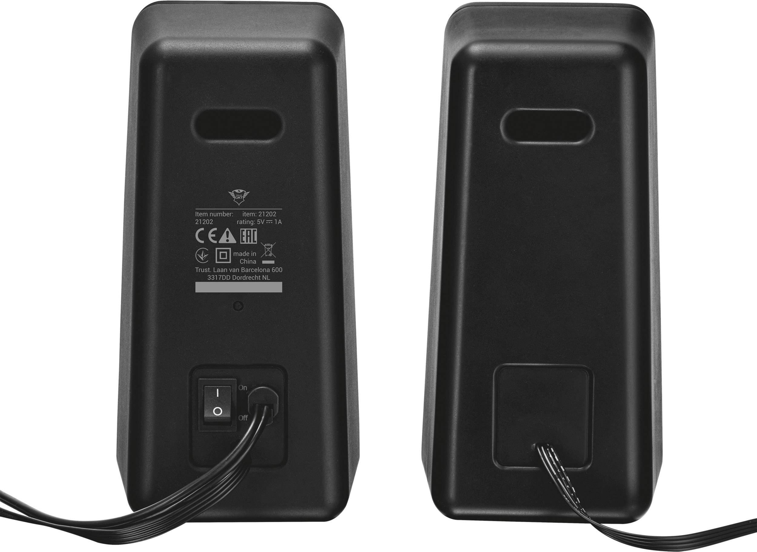 Trust GXT 608 2.0 PC-Lautsprecher Kabelgebunden 38 W Schwarz