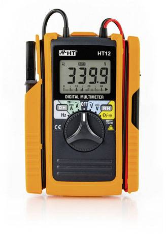 HT Instruments HT12 Hand-Multimeter, Stromzange digital CAT II 600 V, CAT III 300 V Anzeige (Counts