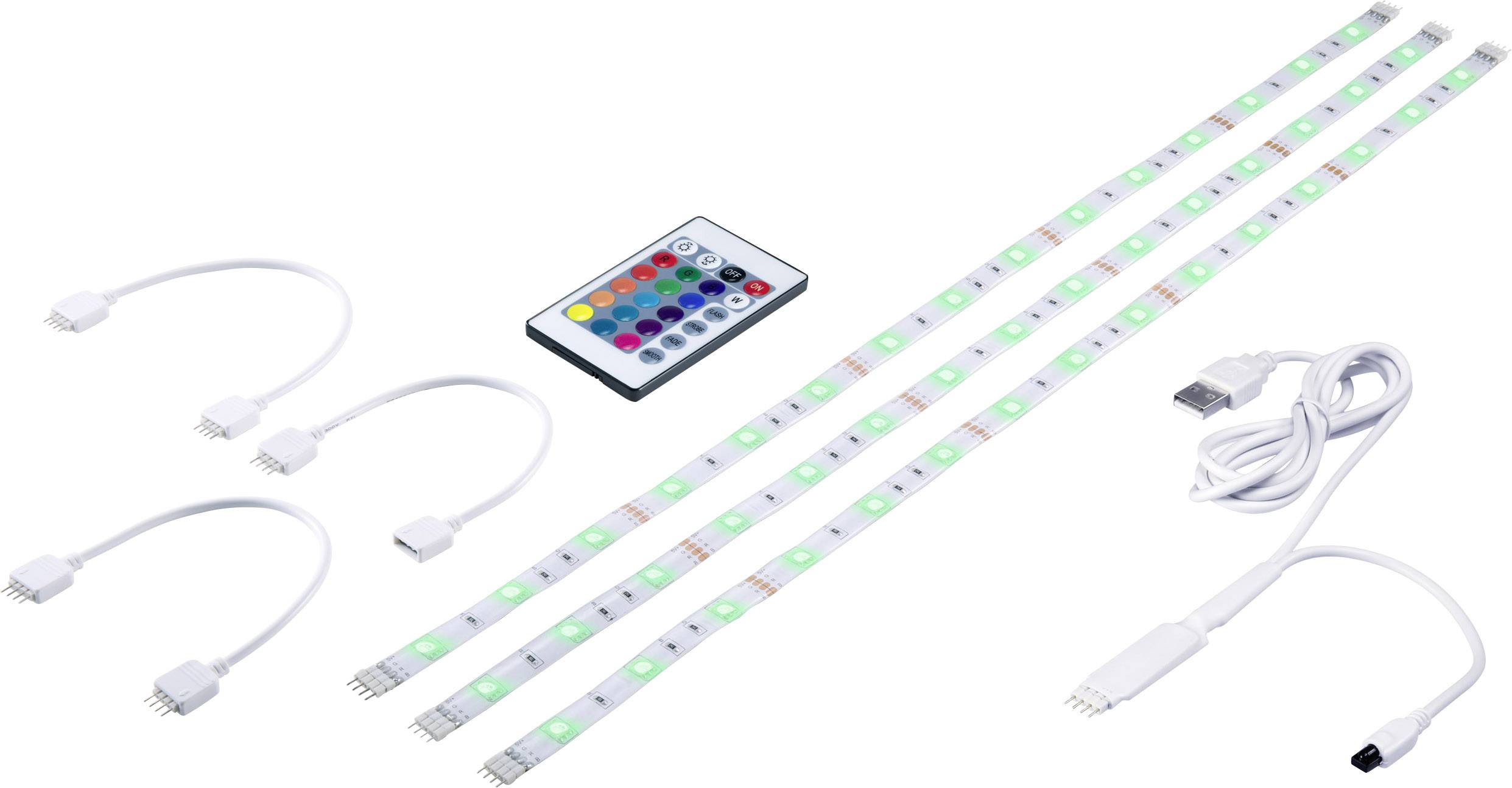 Renkforce LEDStreifenKomplettset mit USBAnschluss 5V 1.5m