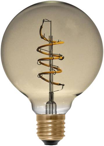 LED EEK B (A++ - E) E27 Globeform 4W = 15W Gold (Ø x L) 95mm x 130mm dimmbar, Filament 1St.; Energieeffizienzklasse: B