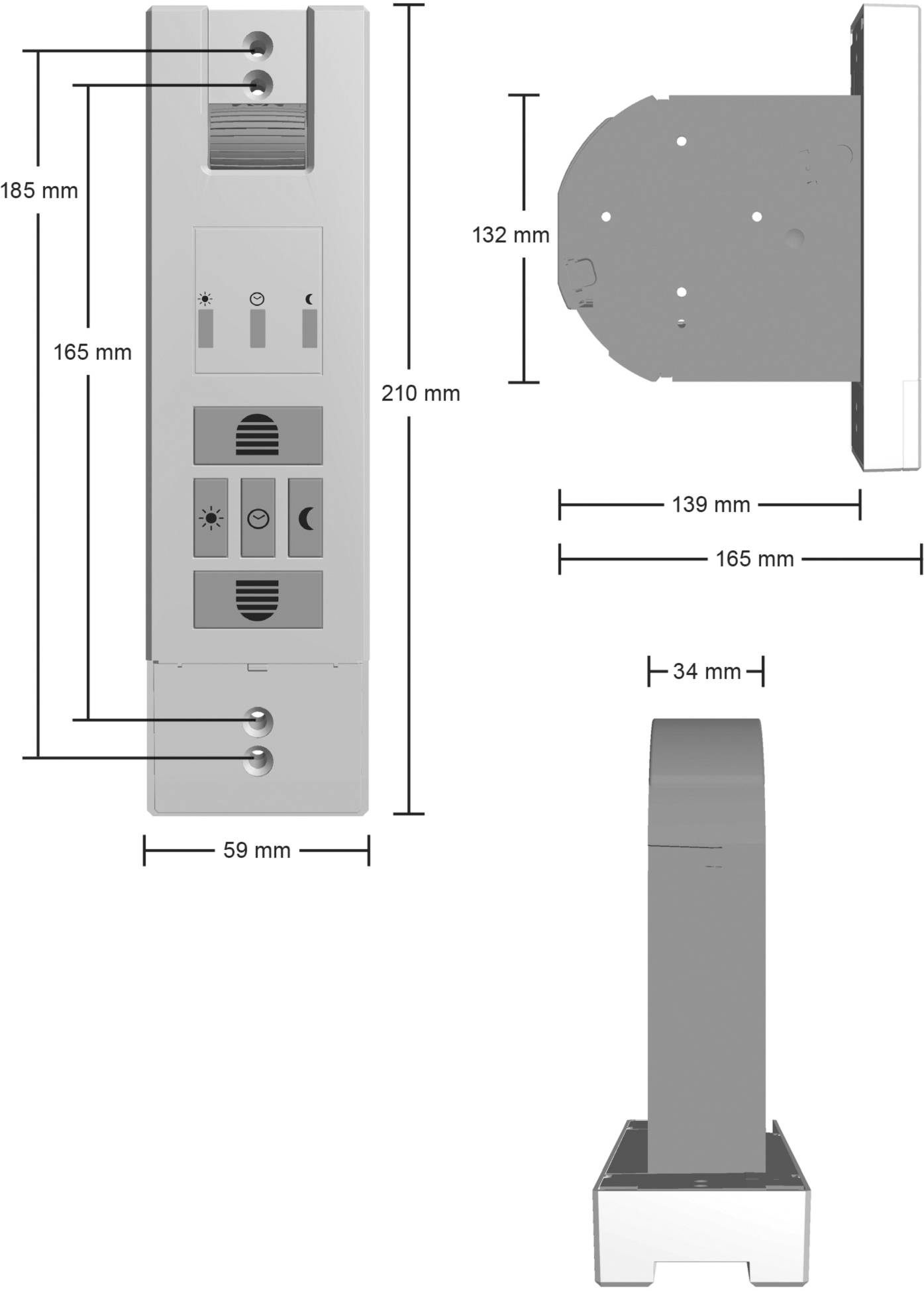 10528 Schellenberg SmartHome Gurtwickler Unterputz
