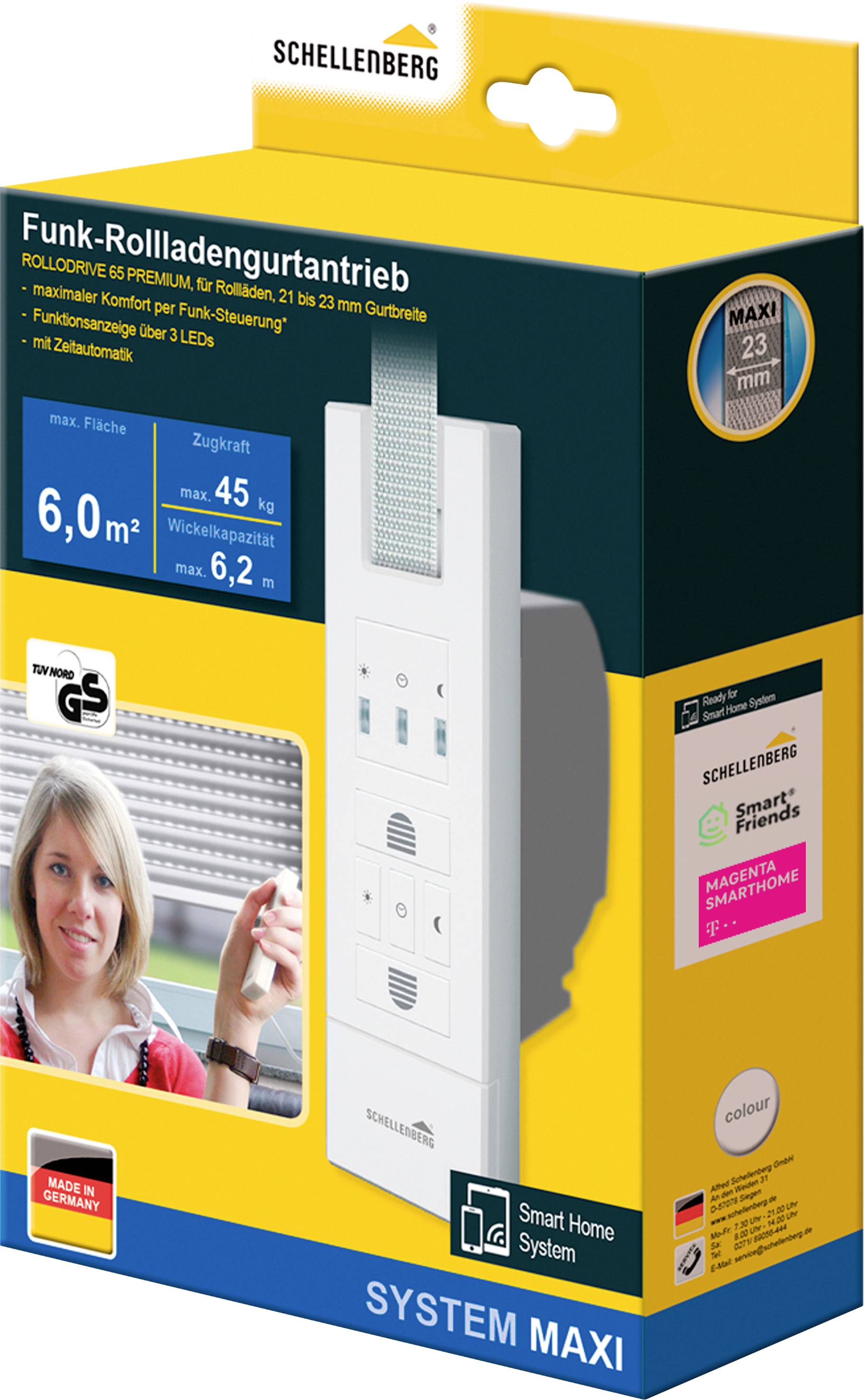 10528 Schellenberg SmartHome Gurtwickler Unterputz