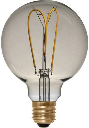 LED EEK B (A++ - E) E27 Globeform 4W = 15W Gold (Ø x L) 125mm x 180mm dimmbar, Filament 1St.; Energieeffizienzklasse: B