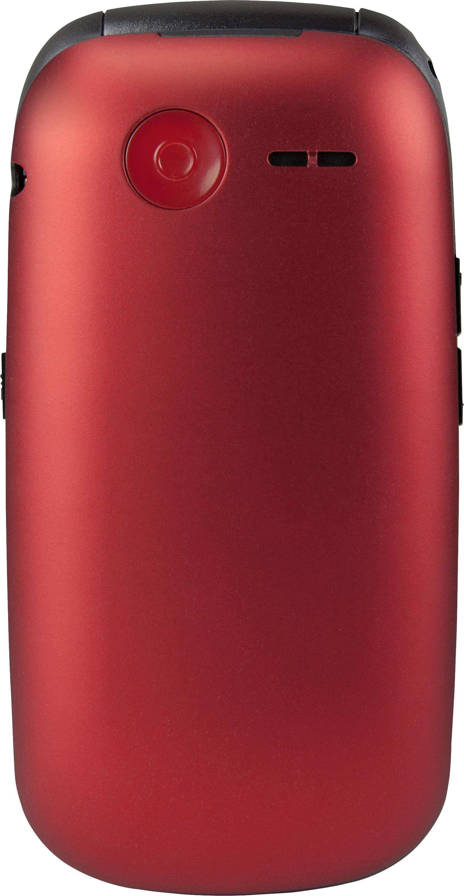swisstone BBM 625 Senioren-Klapp-Handy mit Ladestation, SOS Taste Rot