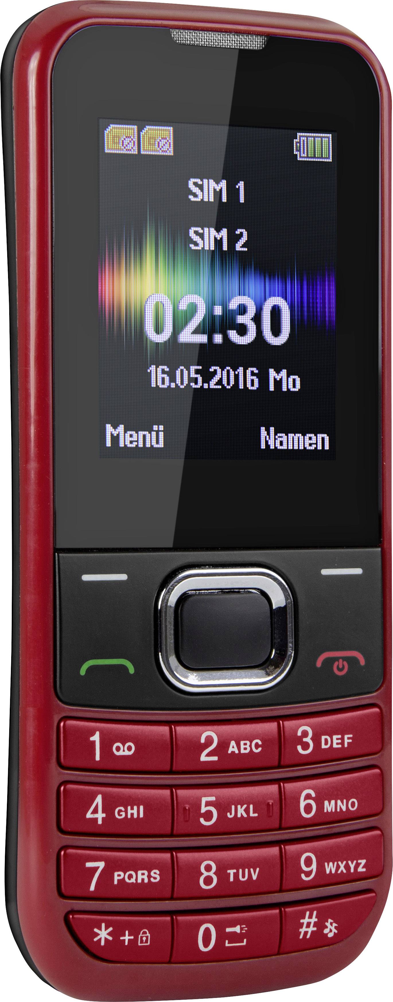 swisstone SC 230 Dual-SIM-Handy Rot
