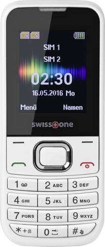 Swisstone SC 230 Dual-SIM-Handy Weiß