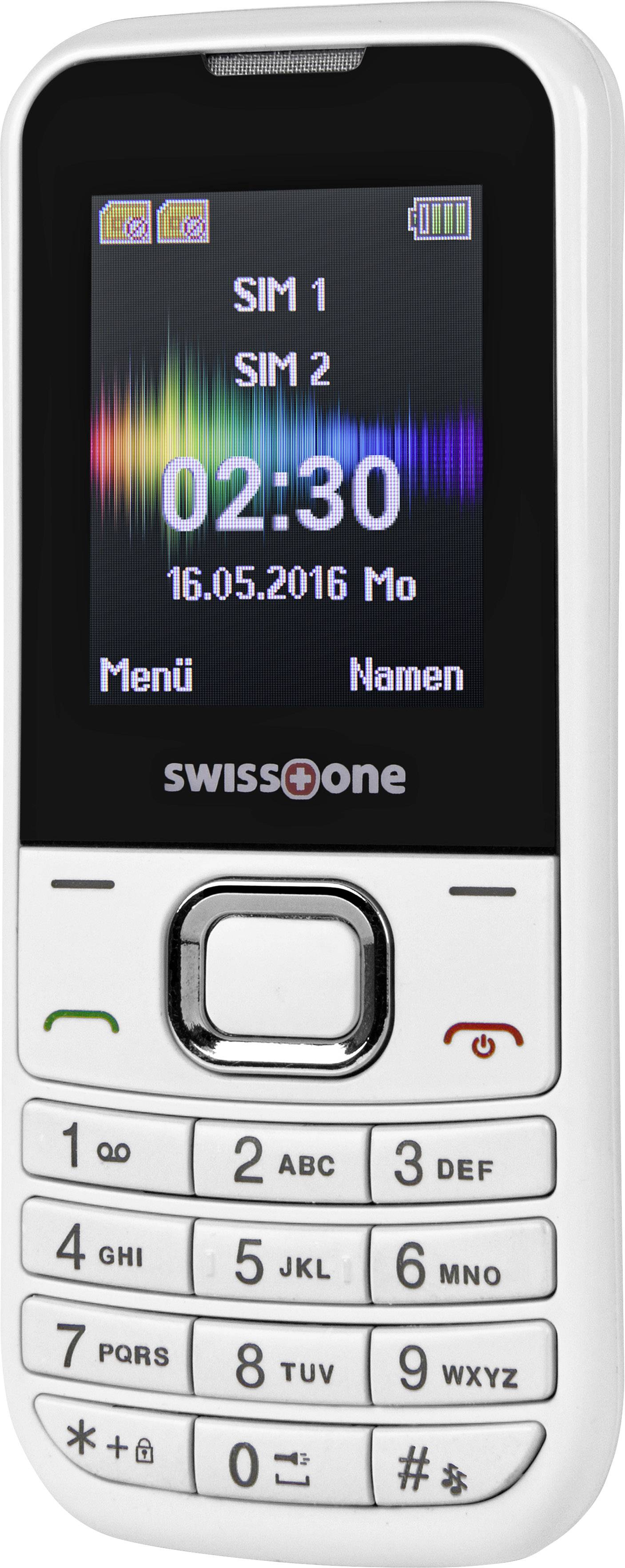Swisstone SC 230 Dual-SIM-Handy Weiß