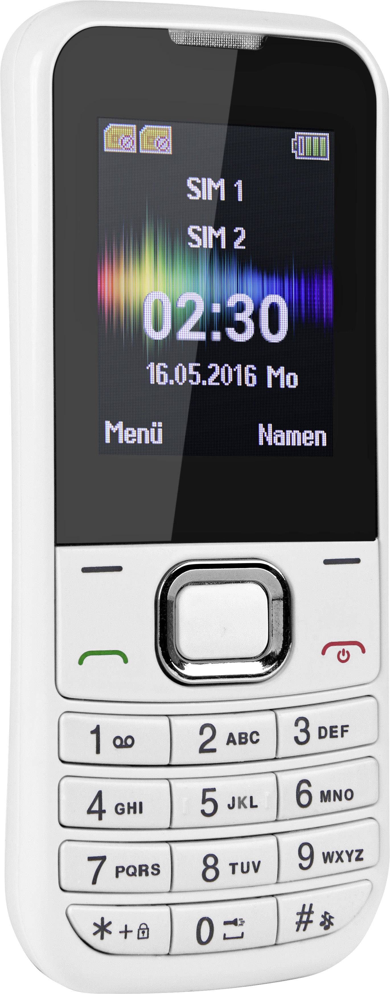 swisstone SC 230 Dual-SIM-Handy Weiß
