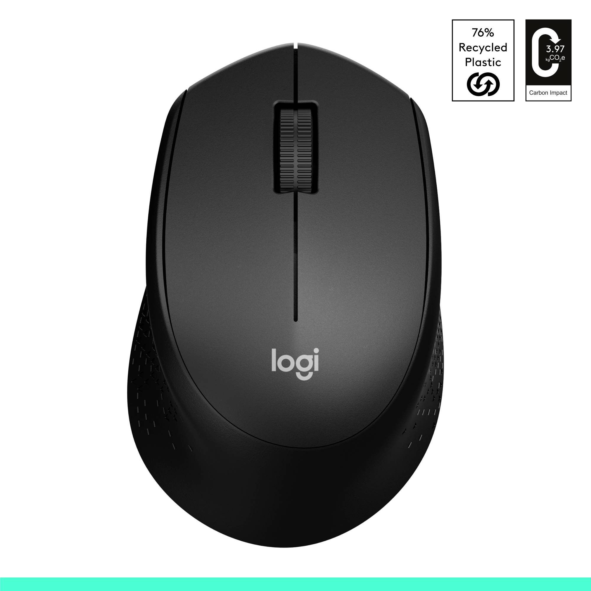 Logitech M330 Silent Plus Maus Funk Optisch Schwarz 3 Tasten 1000 dpi