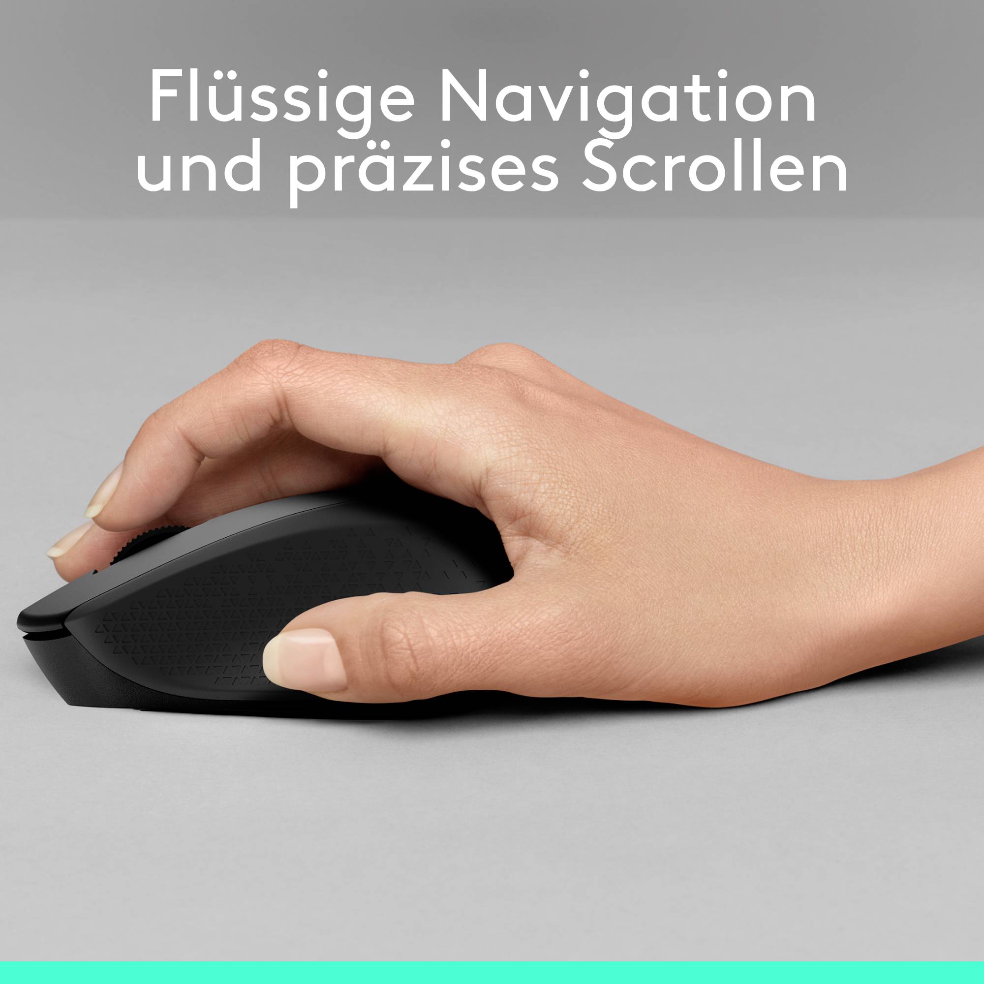 Logitech M330 Silent Plus Maus Funk Optisch Schwarz 3 Tasten 1000 dpi