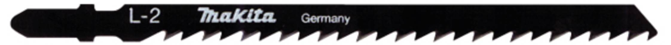 Säbelsägeblatt von Makita, schwarz, mit gezackter Kante, Aufschrift 'Makita Germany'.