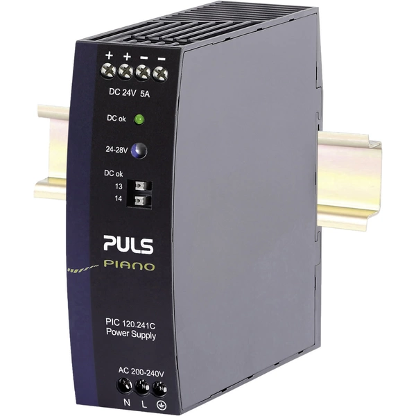 PULS PIC120.241C Hutschienen-Netzteil (DIN-Rail) 24 V/DC 5A 120W Anzahl Ausgänge:1 x Inhalt 1St. PULS PIC120.241C Hutschienen-Netzteil (DIN-Rail) 24 V/DC 5A 120W Anzahl Ausgänge:1 x Inhalt 1St.