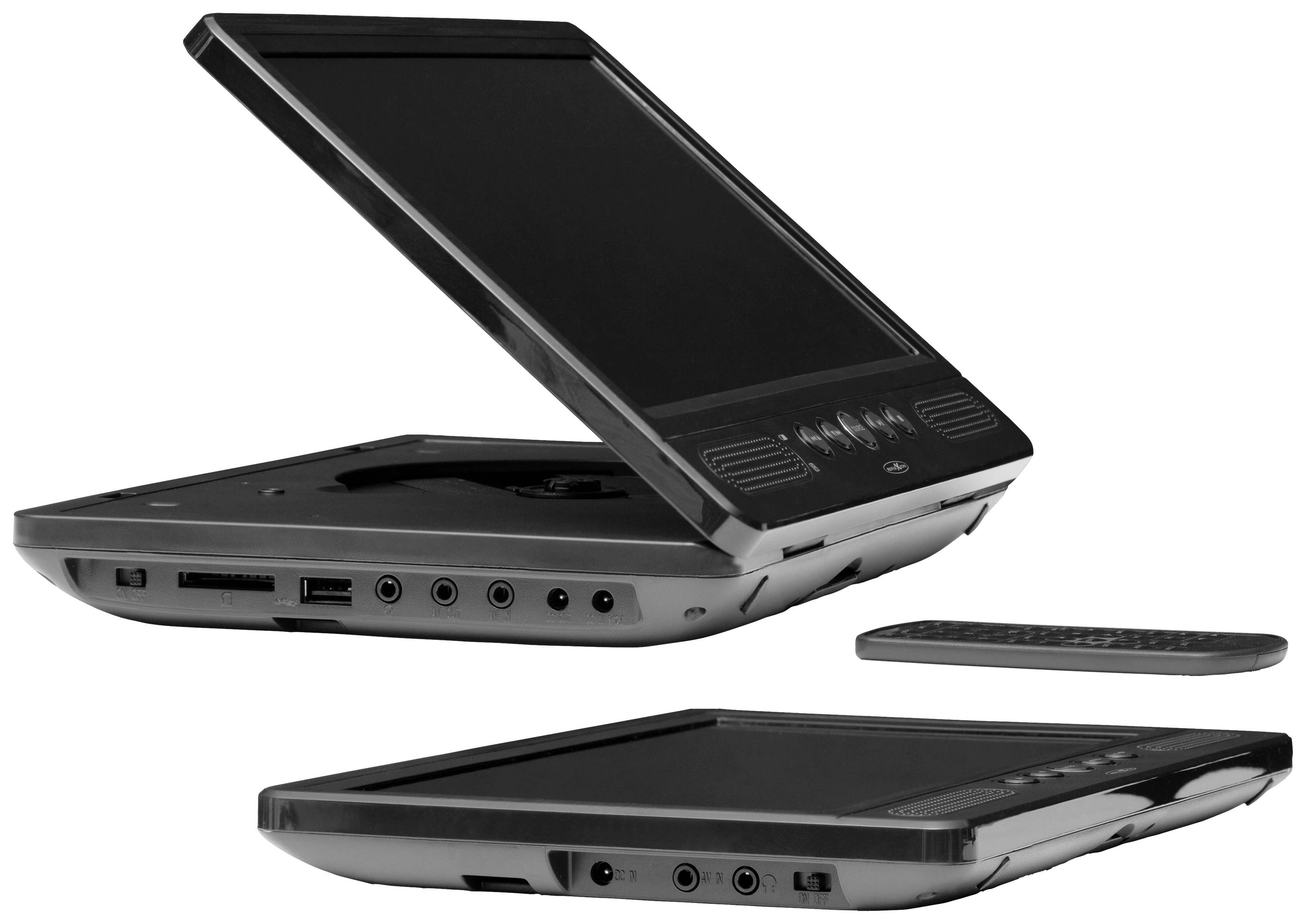 Reflexion DVD1052 Kopfstützen DVD-Player mit 2 Monitoren Bilddiagonale=25.7cm (10.1 Zoll)