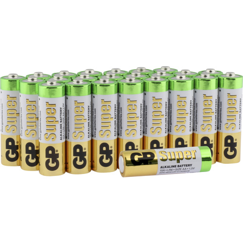 GP Batteries Super Mignon (AA)-Batterie Alkali-Mangan 1.5V 24St.