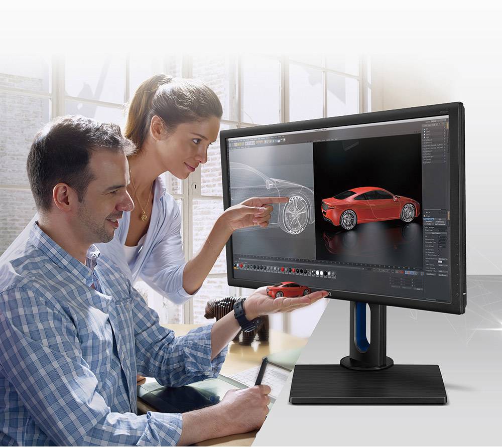 BenQ PD2700Q LED-Monitor 68.6cm (27 Zoll) EEK G (A - G) 2560 x 1440 Pixel WQHD 4 ms HDMI®, USB 2.0, DisplayPort, Mini DisplayPort