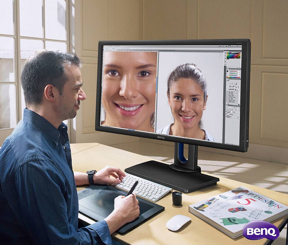 BenQ PD2700Q LED-Monitor 68.6cm (27 Zoll) EEK G (A - G) 2560 x 1440 Pixel WQHD 4 ms HDMI®, USB 2.0, DisplayPort, Mini DisplayPort