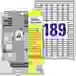Avery-Zweckform L7871-20 Kraftkleber-Etiketten 25.4 x 10mm Papier Weiß 3780 St. Permanent haftend, Stark haftend