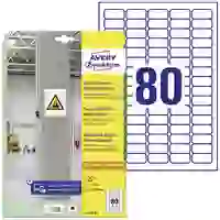 Avery-Zweckform L7872-20 Kraftkleber-Etiketten 35.6 x 16.9mm Papier Weiß 1600 St. Permanent haftend, Stark haftend Avery-Zweckform L7872-20 Kraftkleber-Etiketten 35.6 x 16.9mm Papier Weiß 1600 St. Permanent haftend, Stark haftend