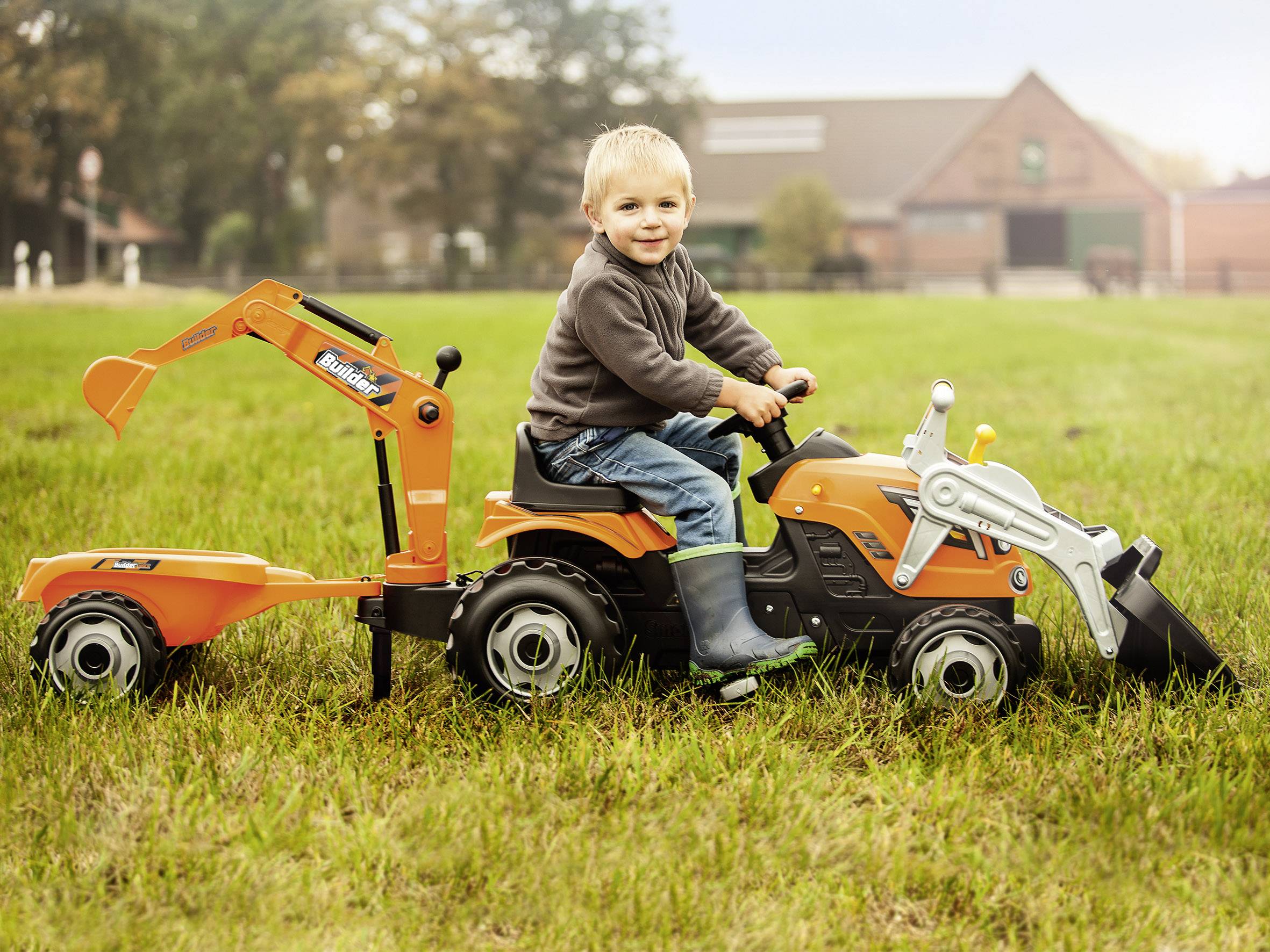 Smoby Traktor Builder Max