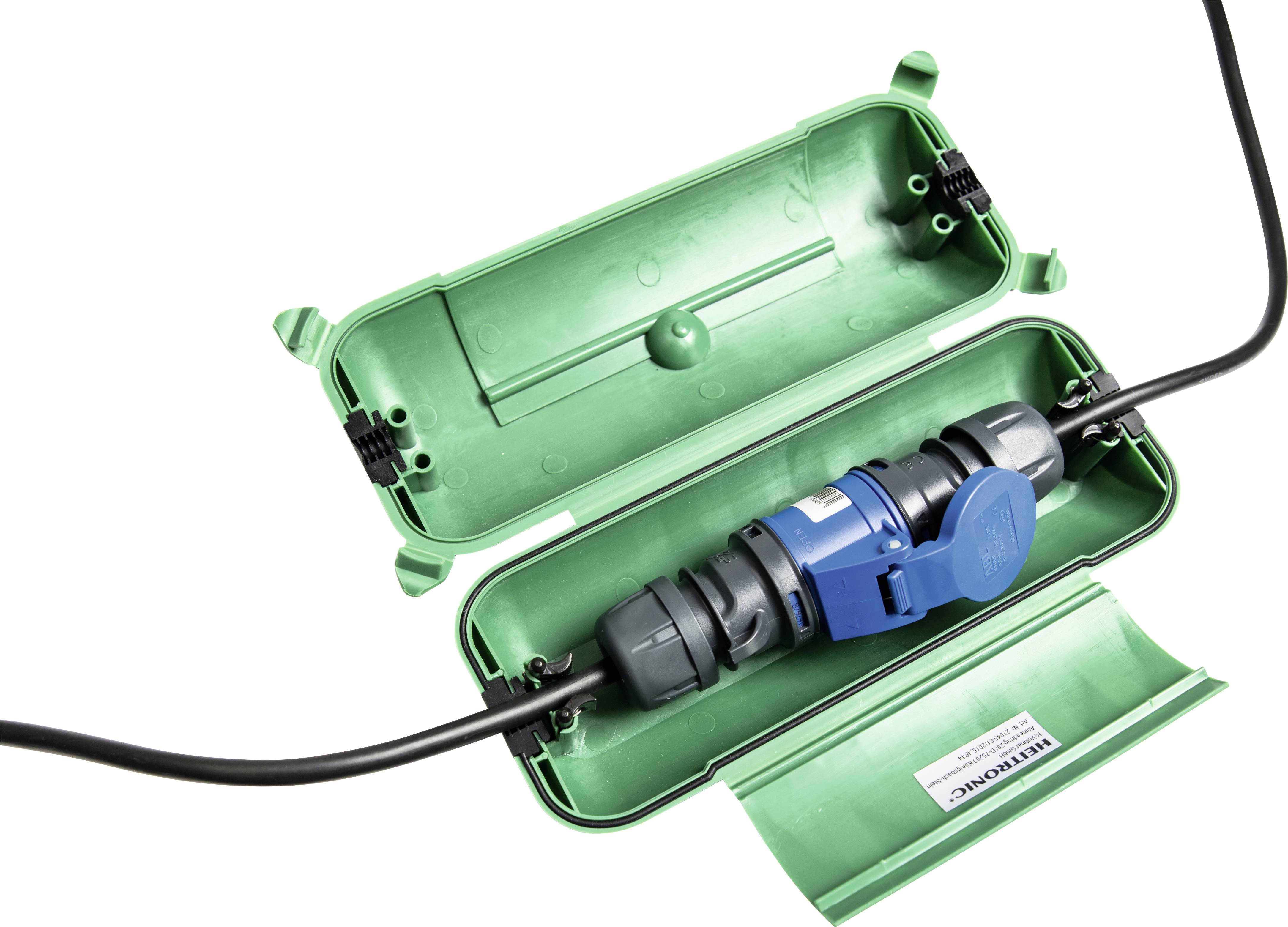 Heitronic 21045 Steckerbox Grün