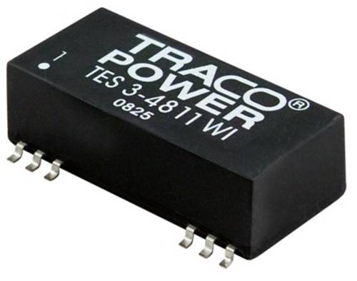 TracoPower TES 3-4821WI DC/DC-Wandler, SMD 48 V/DC 5 V/DC, -5 V/DC 200 mA 3 W Anzahl Ausgänge: 2 x