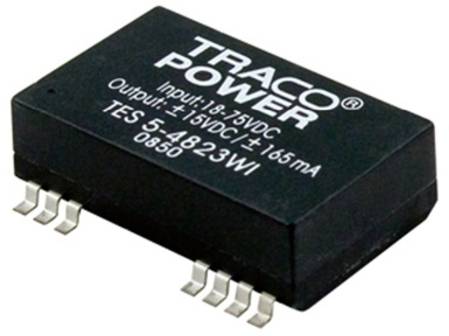 TracoPower TES 5-4811WI DC/DC-Wandler, SMD 48 V/DC 5 V/DC 1 A 5 W Anzahl Ausgänge: 1 x Inhalt 1 St.