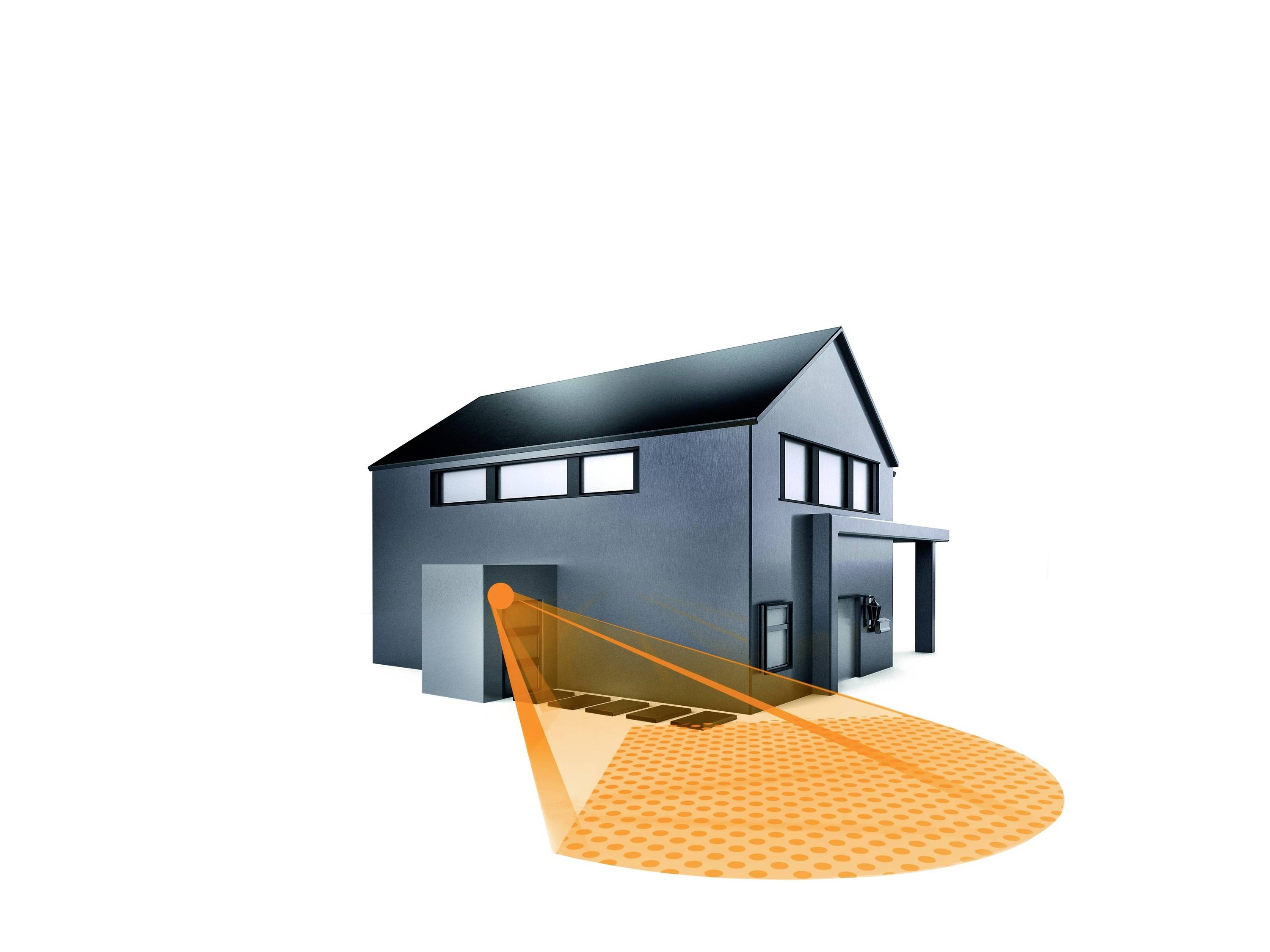 Steinel 608811 Wand, Aufputz PIR-Bewegungsmelder Relais Schwarz IP54