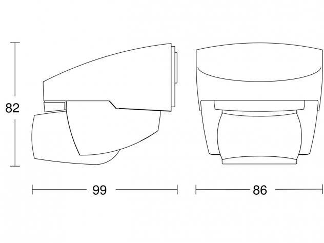 Steinel 608811 Wand, Aufputz PIR-Bewegungsmelder Relais Schwarz IP54