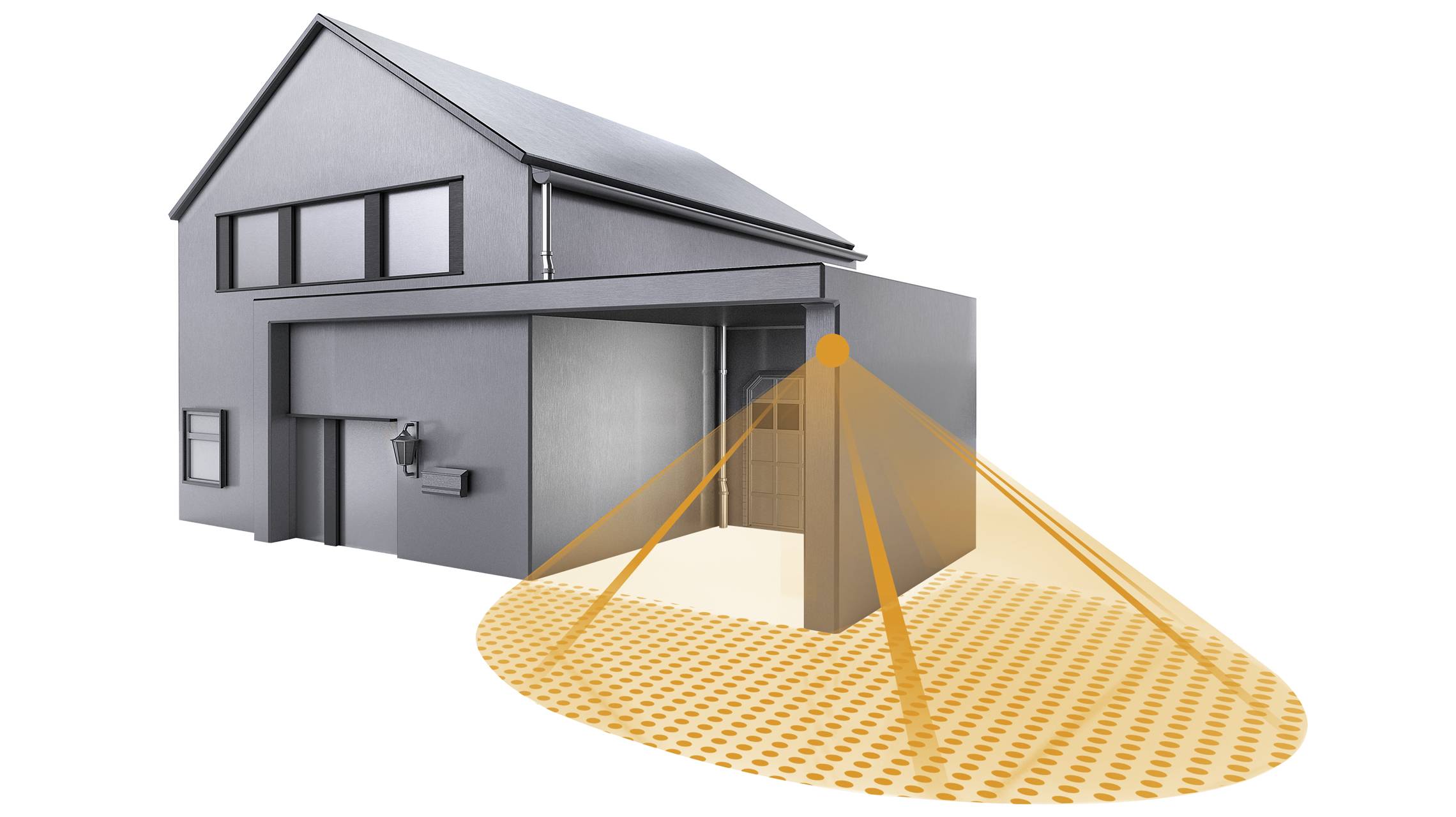 Steinel 602710 Aufputz, Wand PIR-Bewegungsmelder Relais Schwarz IP54