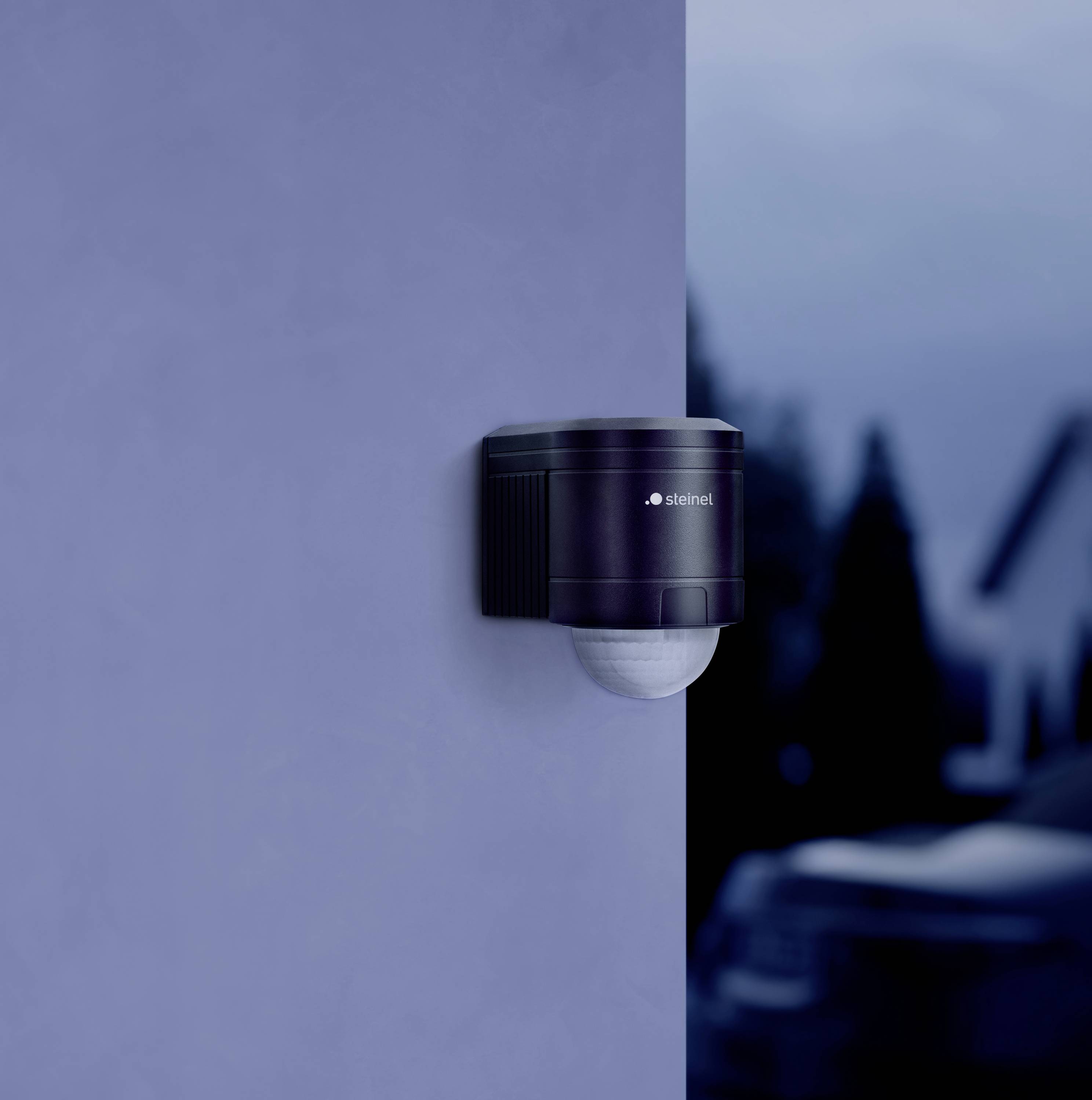 Steinel 602710 Aufputz, Wand PIR-Bewegungsmelder Relais Schwarz IP54