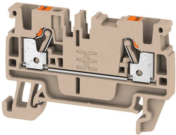 Weidmüller 1521850000 Durchgangsklemme 5.1 mm Zugfeder Grau 100 St.