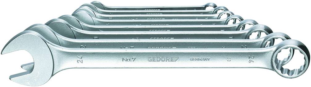Gedore 6092770 Ring-Maulschlüssel-Satz 8teilig Schlüsselweite (Metrisch) 10 - 24mm