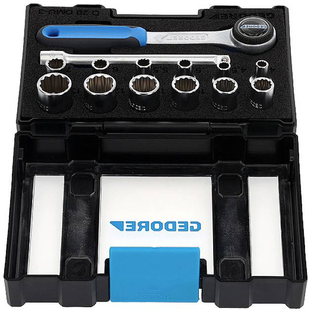 Gedore Steckschlüsselsatz metrisch 1/4" (6.3 mm) 14teilig 1815598