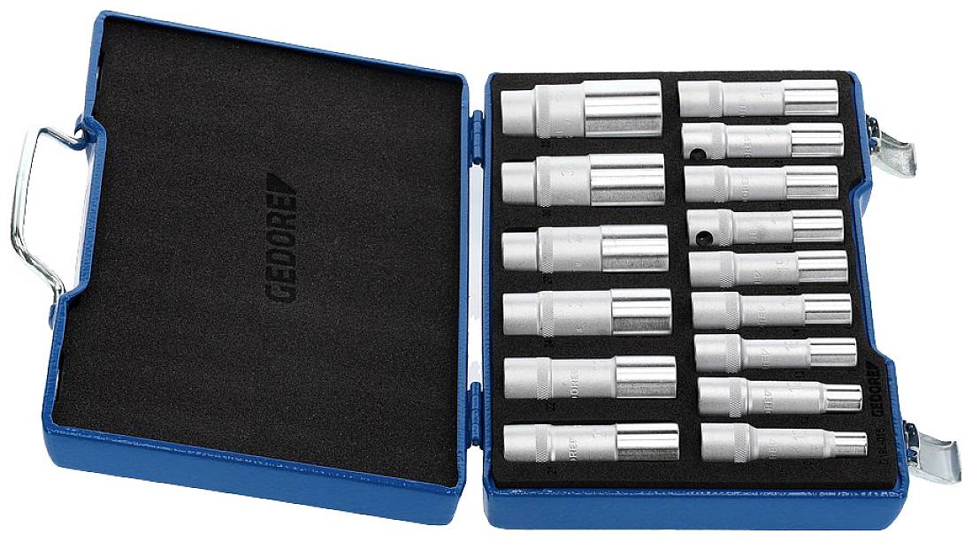 Gedore Steckschlüsselsatz metrisch 1/2" (12.5 mm) 15teilig 2190214